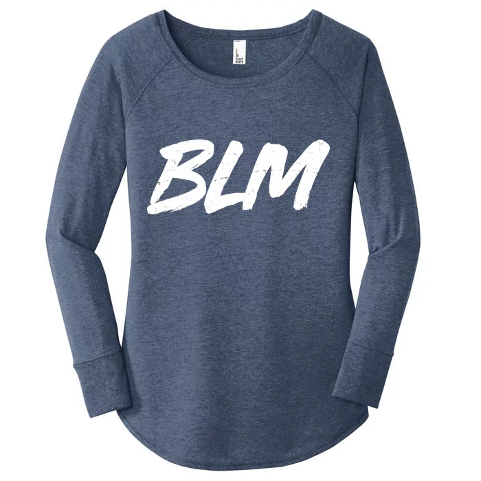 Support BLM Black Lives Matter Women's Perfect Tri Tunic Long Sleeve Shirt