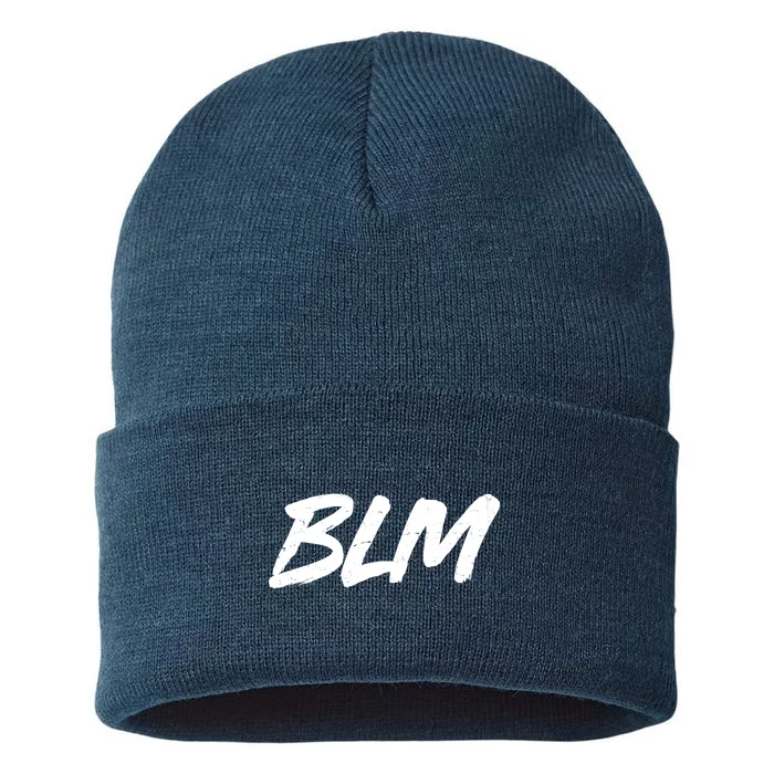 Support BLM Black Lives Matter Sustainable Knit Beanie