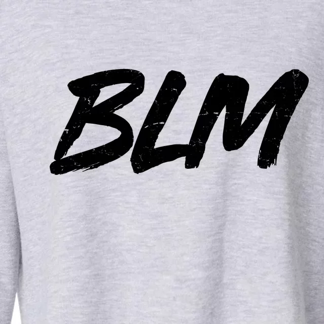 Support BLM Black Lives Matter Cropped Pullover Crew