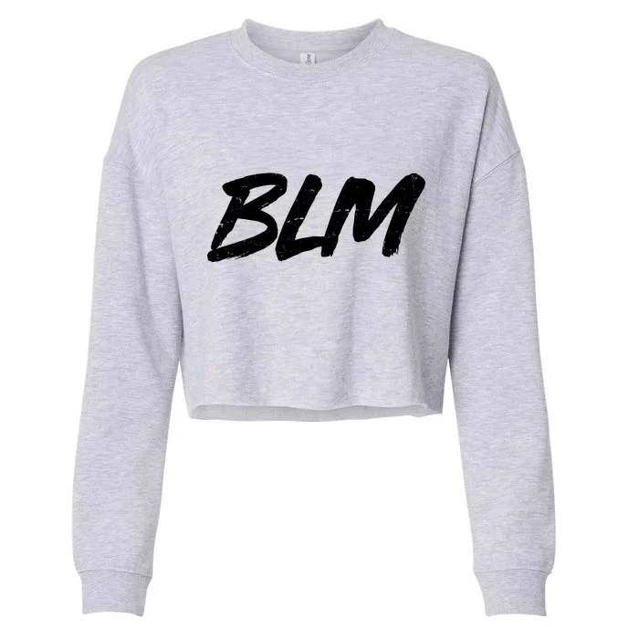 Support BLM Black Lives Matter Cropped Pullover Crew