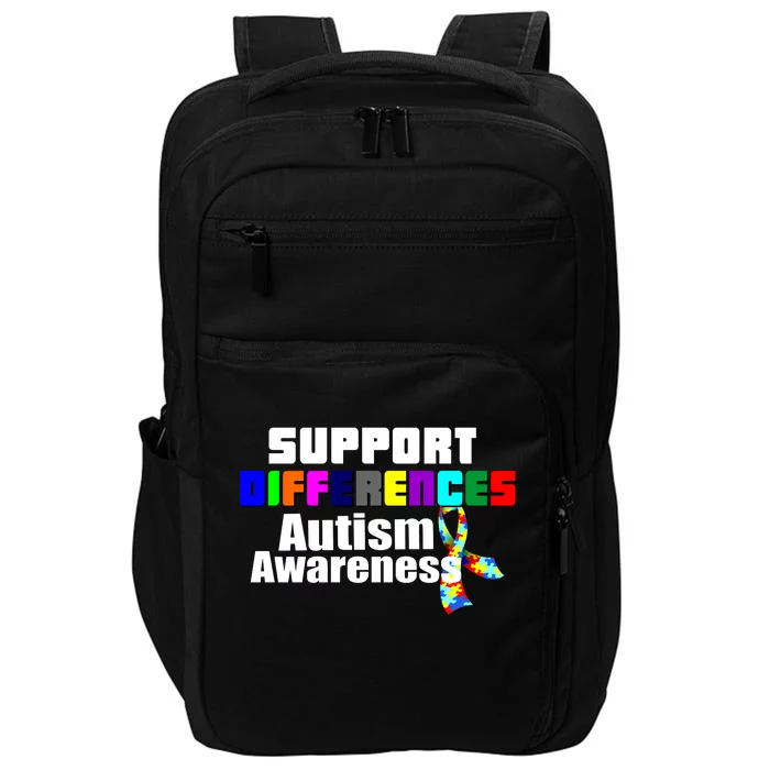 Support Differences Autism Awareness Impact Tech Backpack