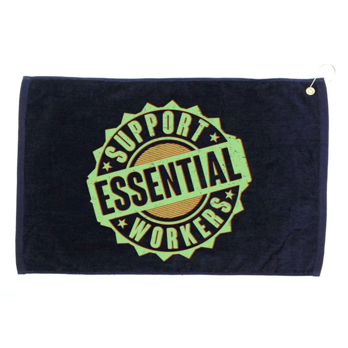 Support Essential Workers Grommeted Golf Towel