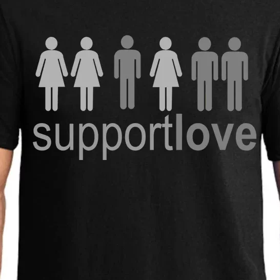 Support Love Equal Rights Pajama Set