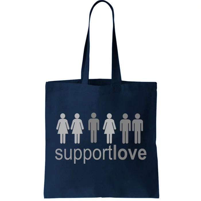 Support Love Equal Rights Tote Bag