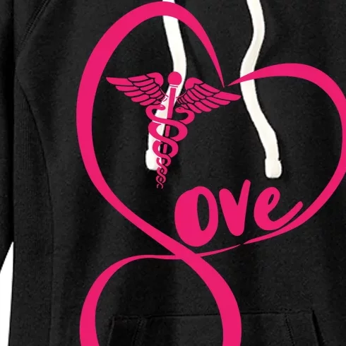 Support Love Nurses Women's Fleece Hoodie