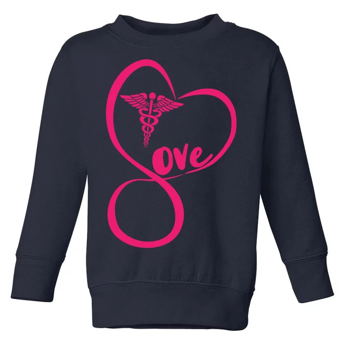 Support Love Nurses Toddler Sweatshirt