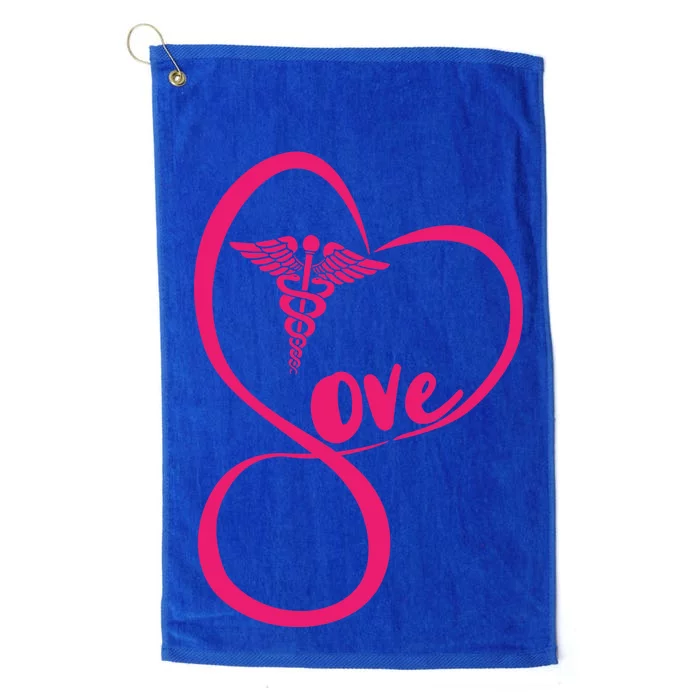 Support Love Nurses Platinum Collection Golf Towel