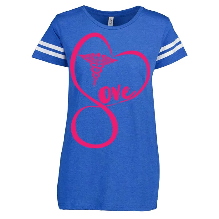 Support Love Nurses Enza Ladies Jersey Football T-Shirt