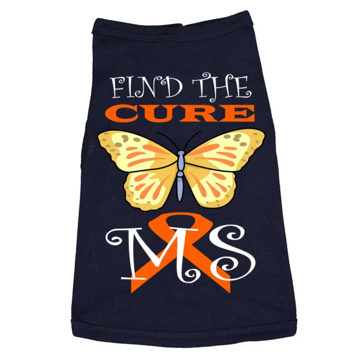 Support MS Help Find The Cure Ribbon Multiple Sclerosis Doggie Tank