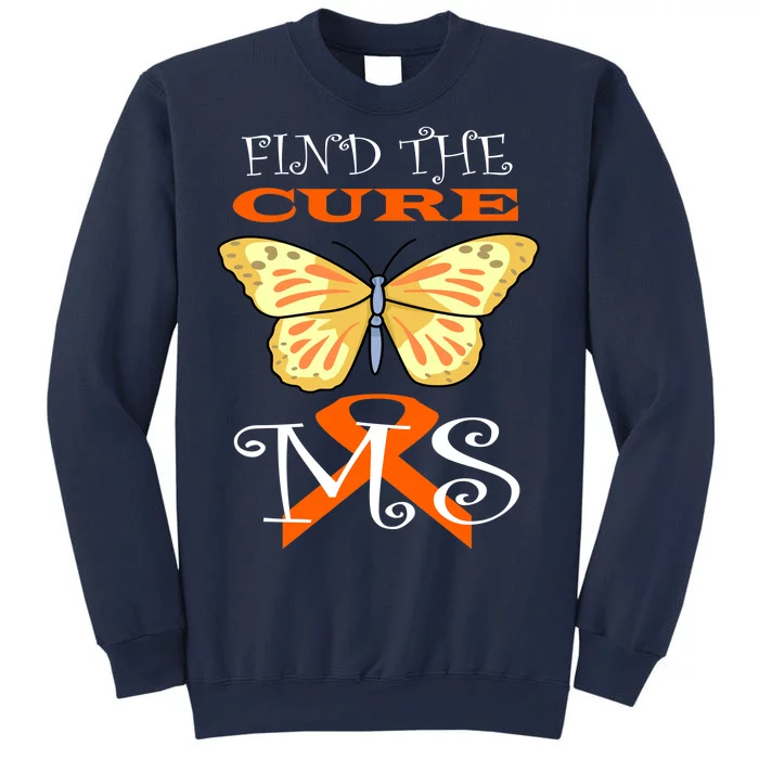 Support MS Help Find The Cure Ribbon Multiple Sclerosis Sweatshirt