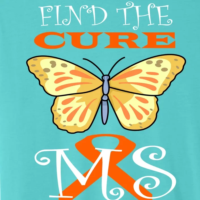 Support MS Help Find The Cure Ribbon Multiple Sclerosis ChromaSoft Performance T-Shirt