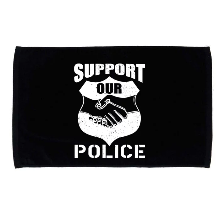 Support Our Police Microfiber Hand Towel