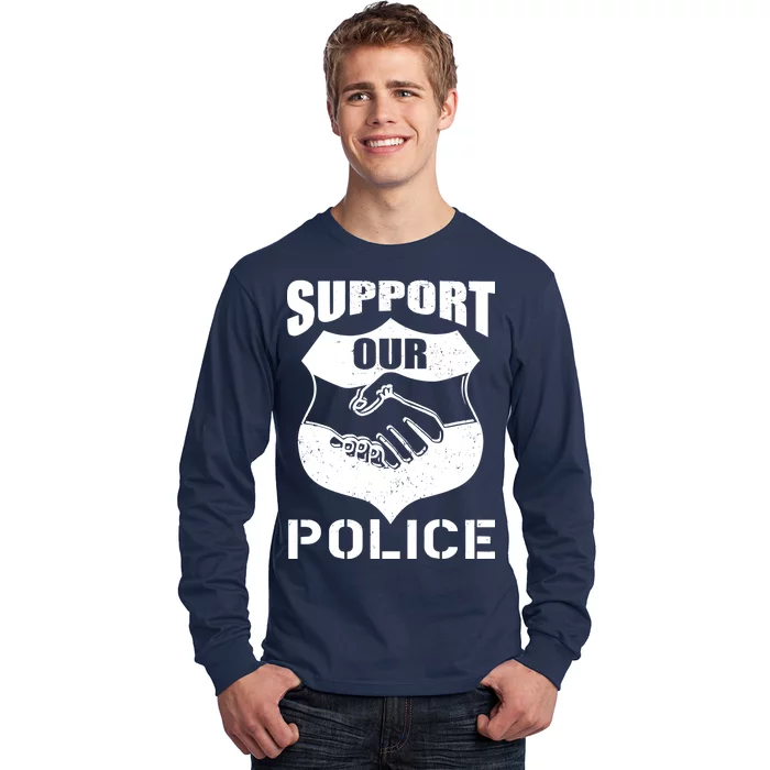 Support Our Police Long Sleeve Shirt