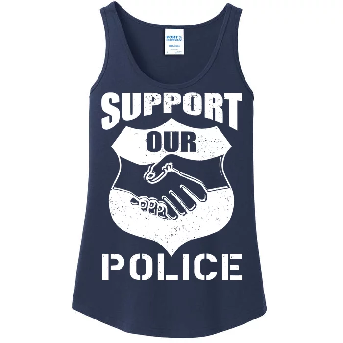 Support Our Police Ladies Essential Tank