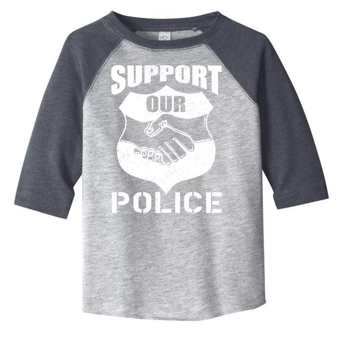 Support Our Police Toddler Fine Jersey T-Shirt