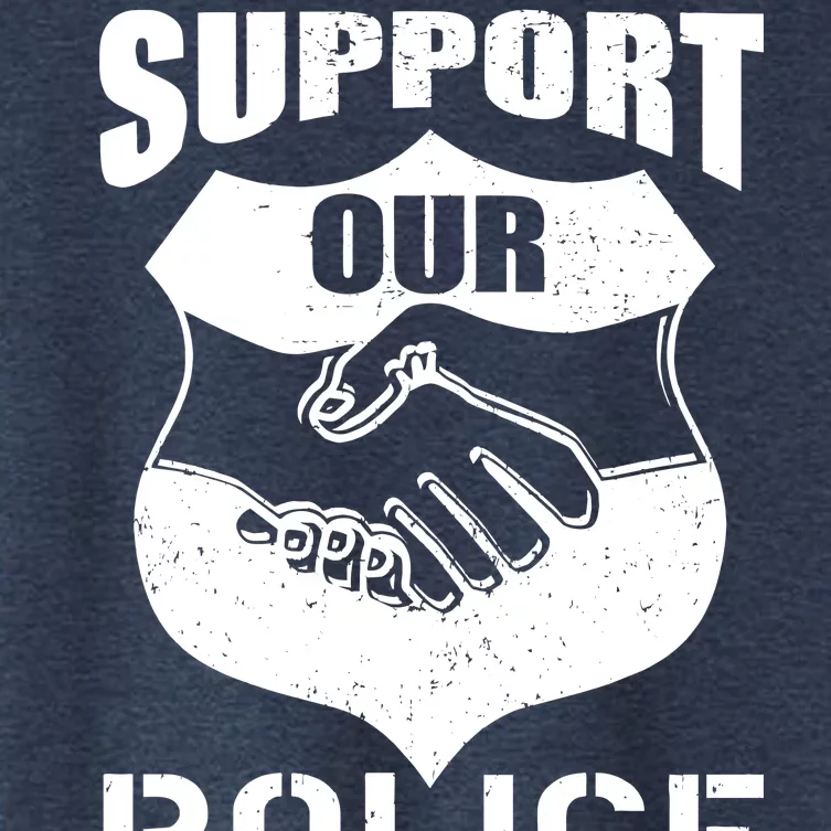 Support Our Police Women's Crop Top Tee