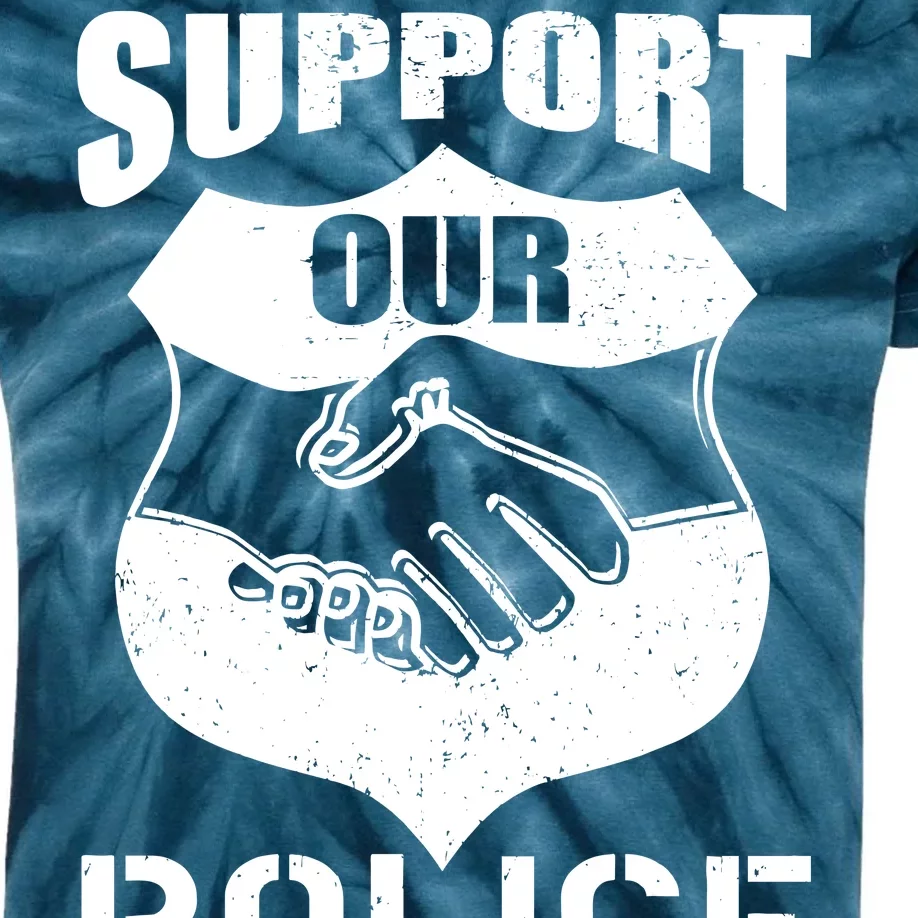 Support Our Police Kids Tie-Dye T-Shirt