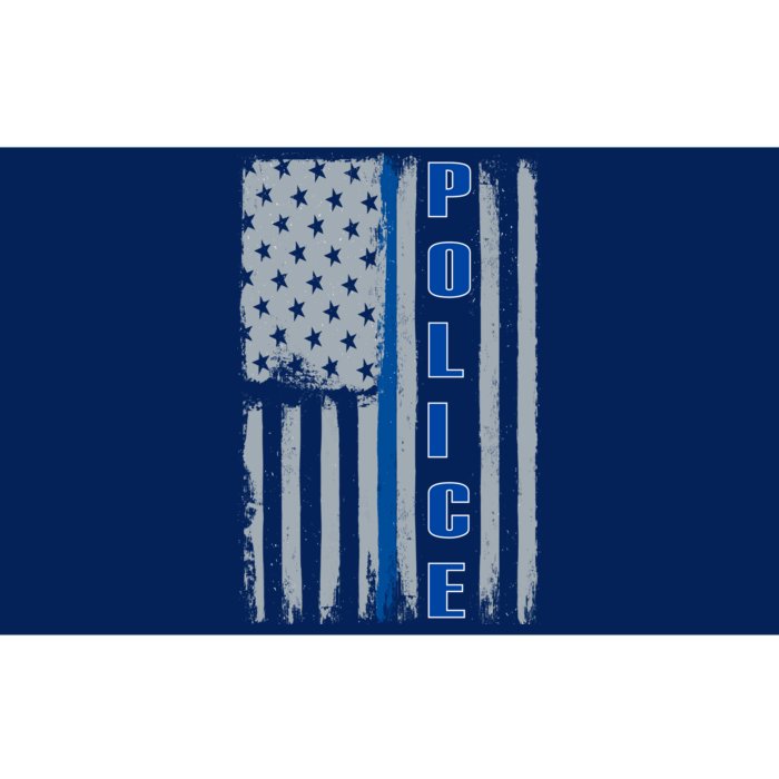 Support Police Blue Flag Bumper Sticker