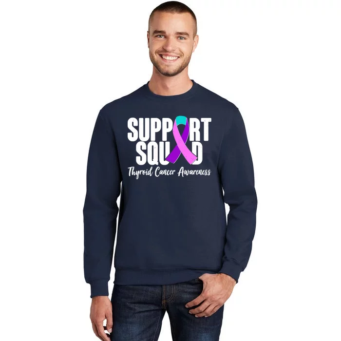 Support Squad Thyroid Cancer Awareness Sweatshirt