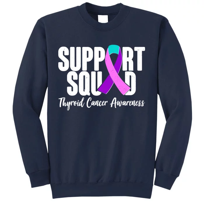 Support Squad Thyroid Cancer Awareness Sweatshirt