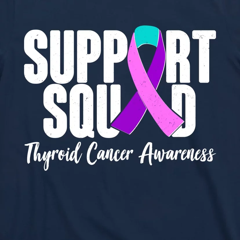 Support Squad Thyroid Cancer Awareness T-Shirt