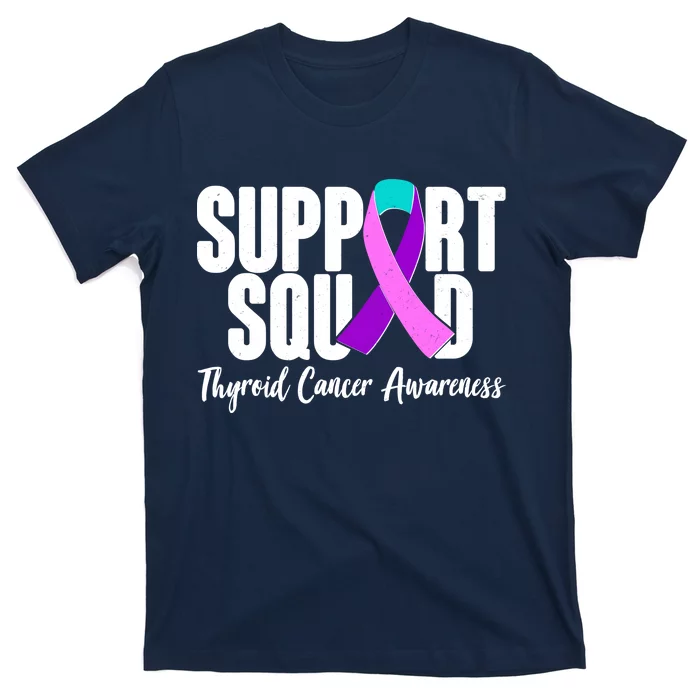 Support Squad Thyroid Cancer Awareness T-Shirt