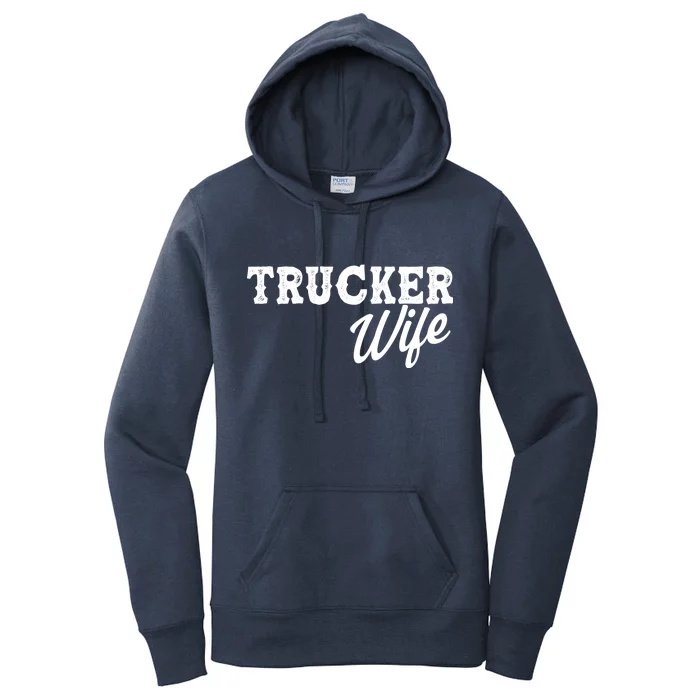 Support Trucker WIfe Women's Pullover Hoodie