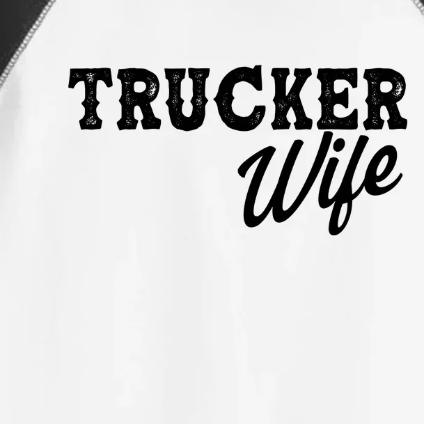 Support Trucker WIfe Toddler Fine Jersey T-Shirt