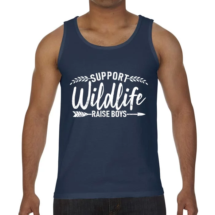 Support Wildlife Raise Boy Parents Comfort Colors® Tank Top