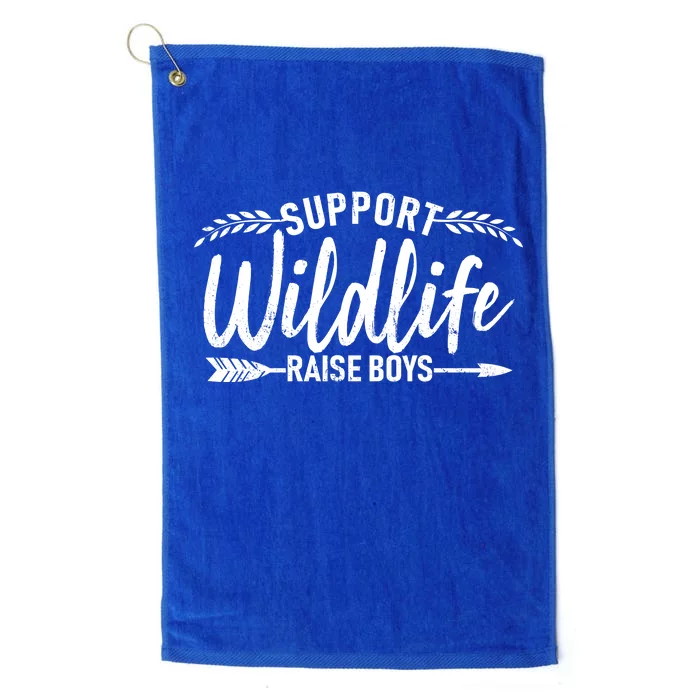 Support Wildlife Raise Boy Parents Platinum Collection Golf Towel