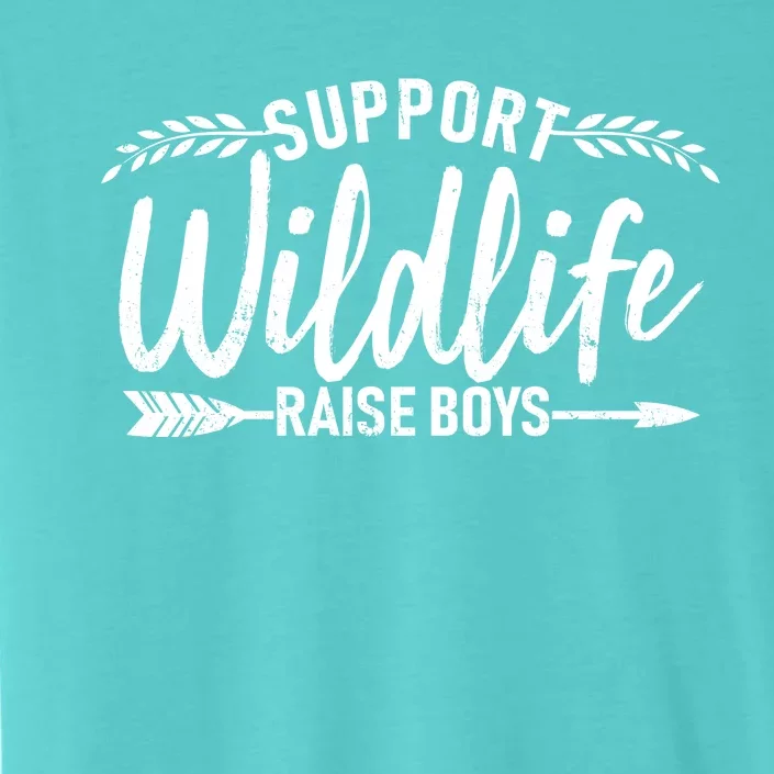 Support Wildlife Raise Boy Parents ChromaSoft Performance T-Shirt