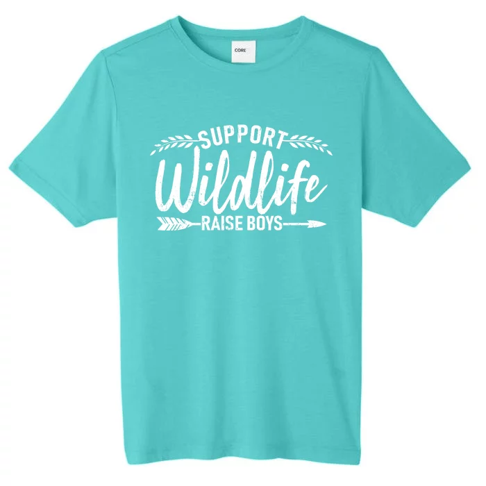 Support Wildlife Raise Boy Parents ChromaSoft Performance T-Shirt