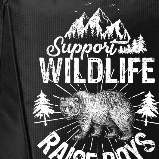 Support Wildlife Raise Boys City Backpack