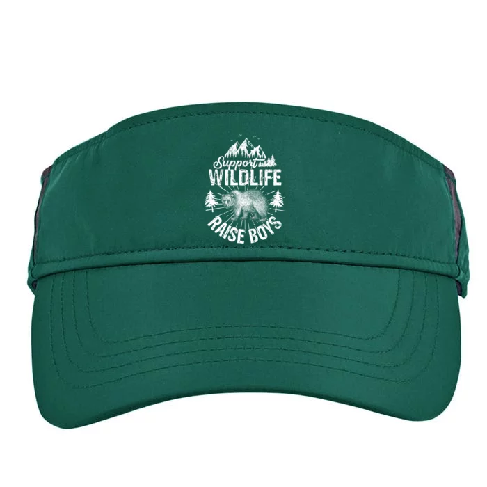 Support Wildlife Raise Boys Adult Drive Performance Visor