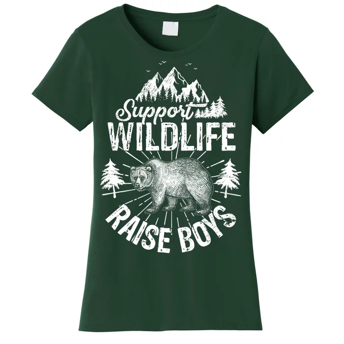 Support Wildlife Raise Boys Women's T-Shirt