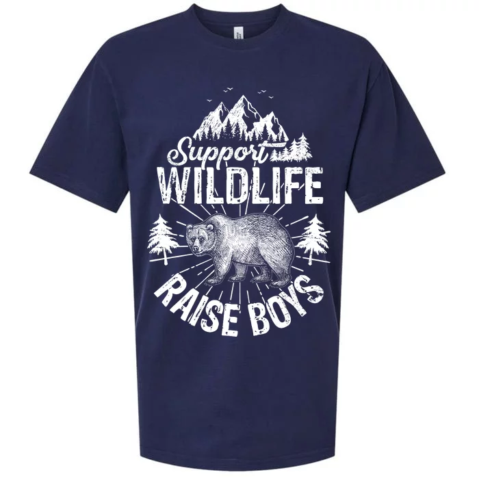 Support Wildlife Raise Boys Sueded Cloud Jersey T-Shirt