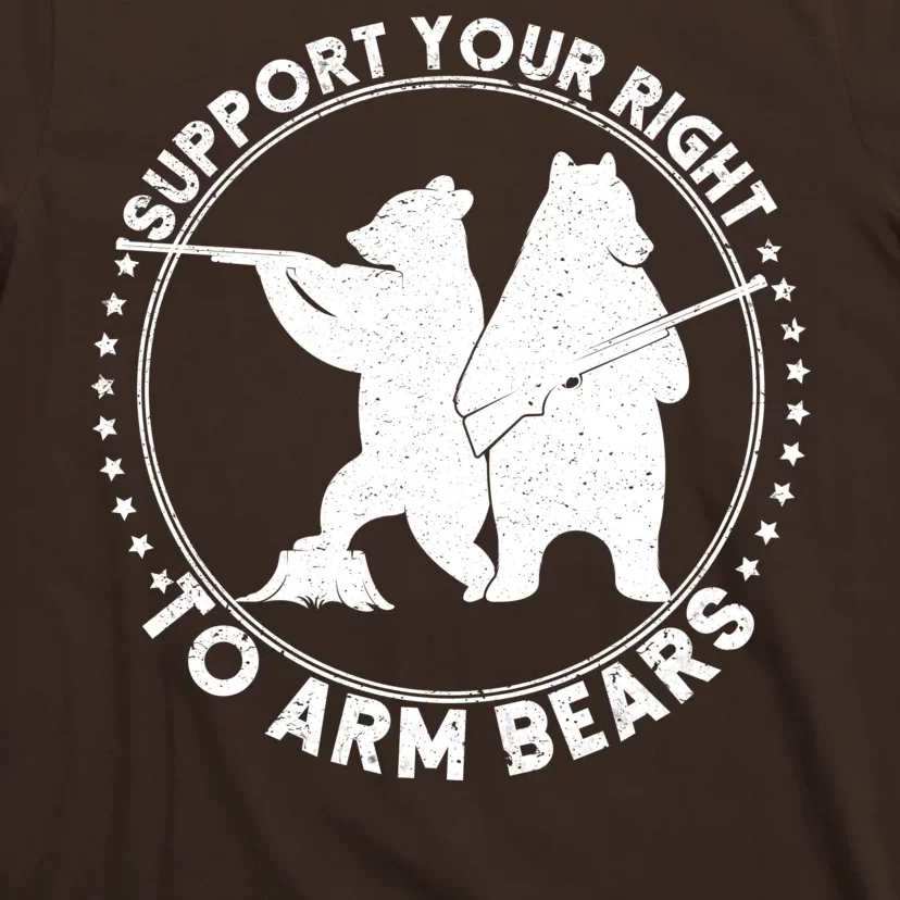 Support Your Right To Arm Bears T-Shirt