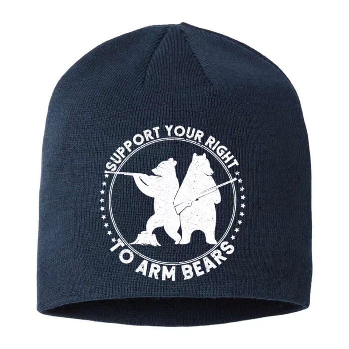 Support Your Right To Arm Bears 8 1/2in Sustainable Knit Beanie