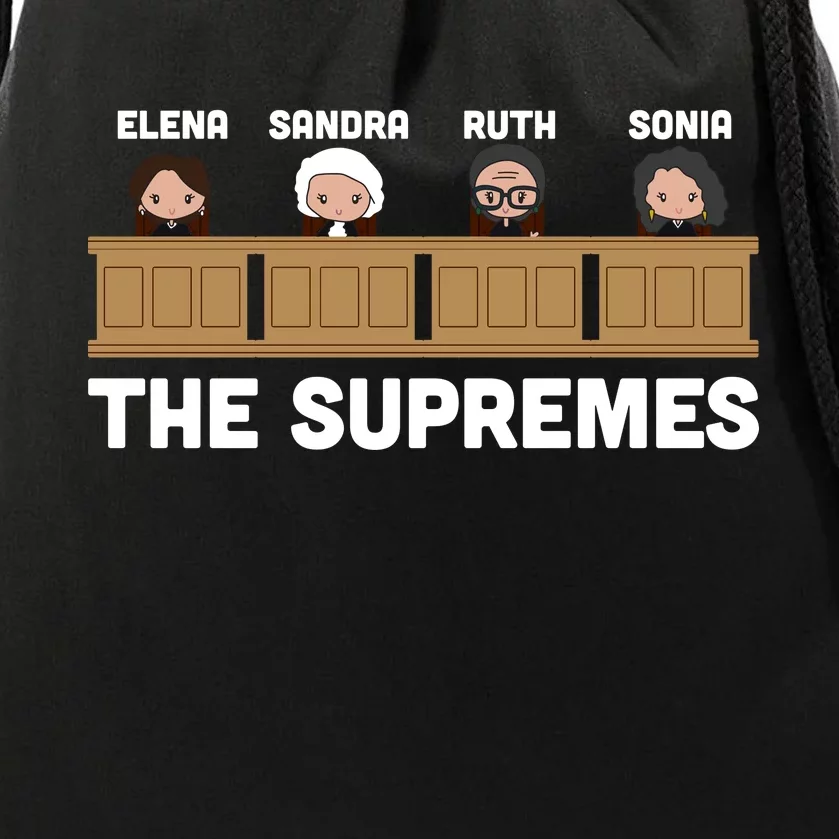 Supreme Court RBG Ginsburg The Supremes Drawstring Bag