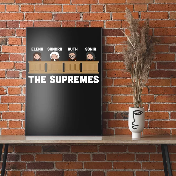 Supreme Court RBG Ginsburg The Supremes Poster