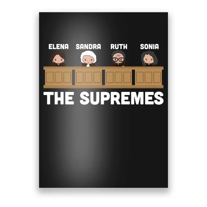 Supreme Court RBG Ginsburg The Supremes Poster