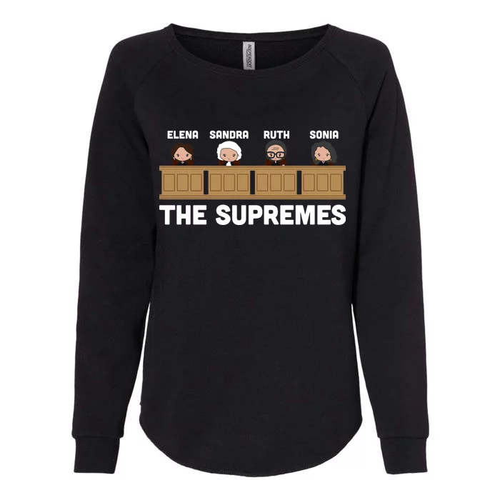 Supreme Court RBG Ginsburg The Supremes Womens California Wash Sweatshirt