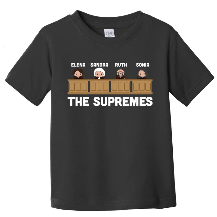 Supreme Court RBG Ginsburg The Supremes Toddler T-Shirt