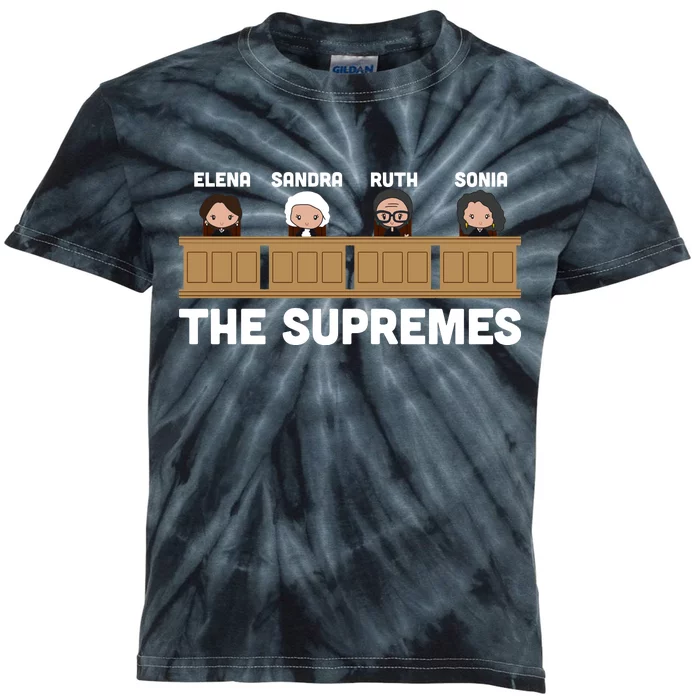 Supreme Court RBG Ginsburg The Supremes Kids Tie-Dye T-Shirt