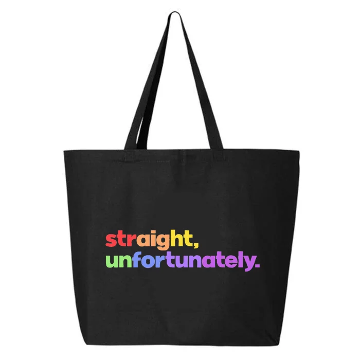 Straight Unfortunately Rainbow Pride Ally 25L Jumbo Tote