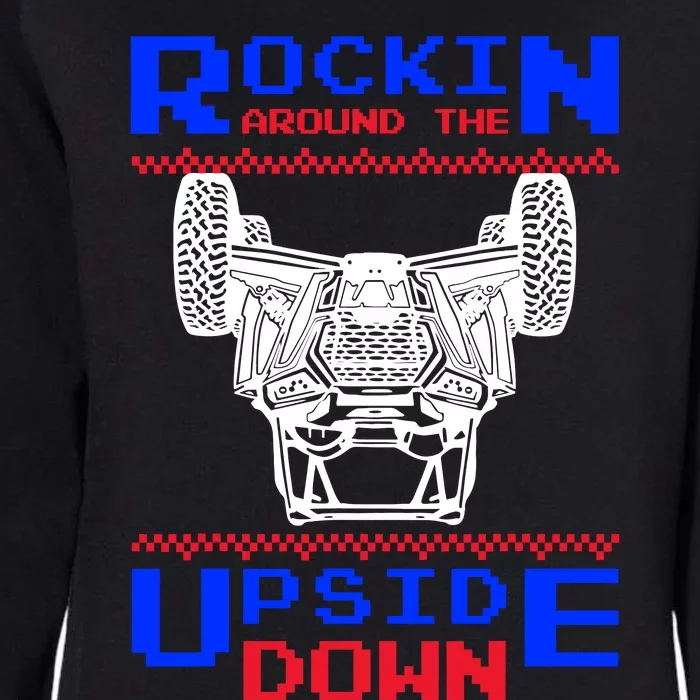 Sxs Utv Rockin The Upsite Down Womens California Wash Sweatshirt