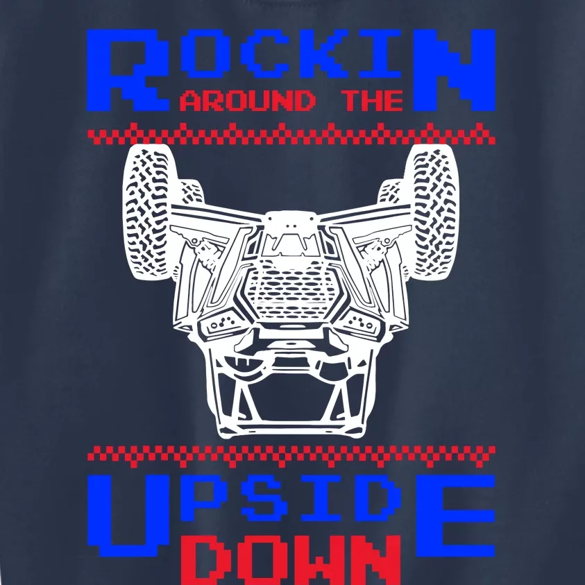 Sxs Utv Rockin The Upsite Down Kids Sweatshirt