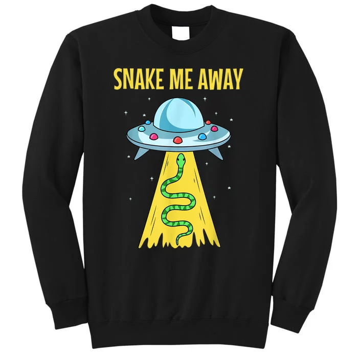 Snake UFO Reptile Alien Lover Space Herpetologist Sweatshirt