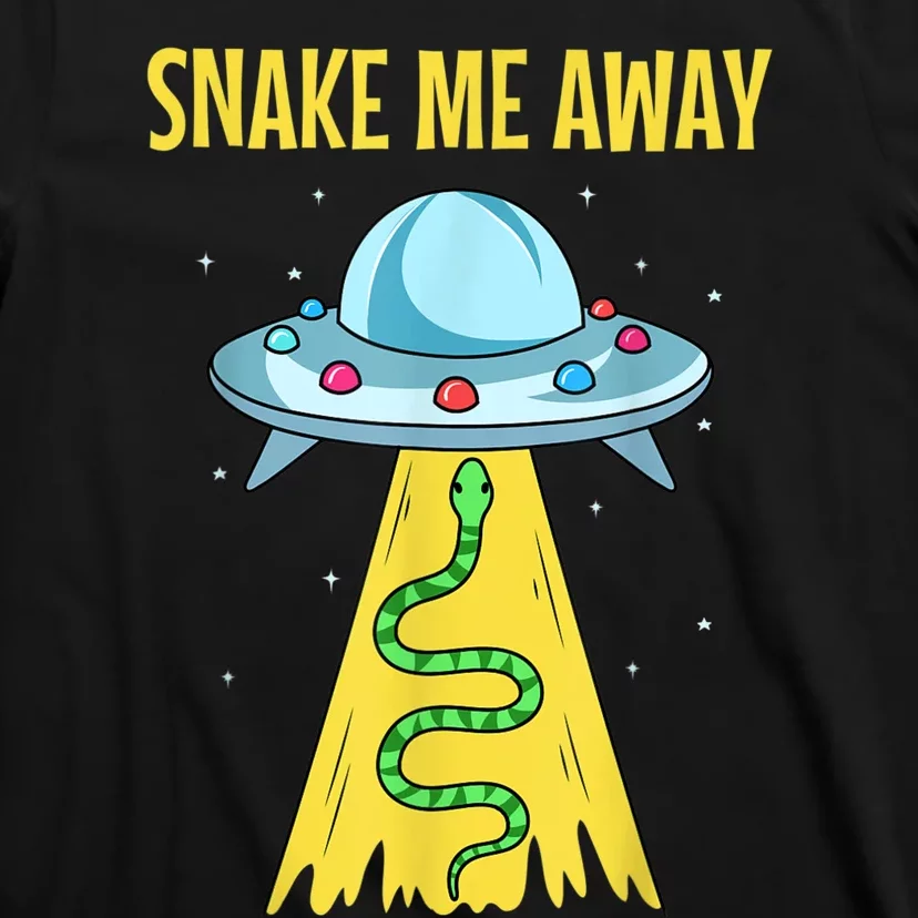 Snake UFO Reptile Alien Lover Space Herpetologist T-Shirt