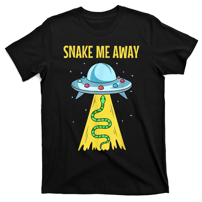 Snake UFO Reptile Alien Lover Space Herpetologist T-Shirt